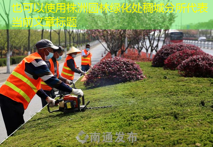 株洲园林绿化处稠城分所